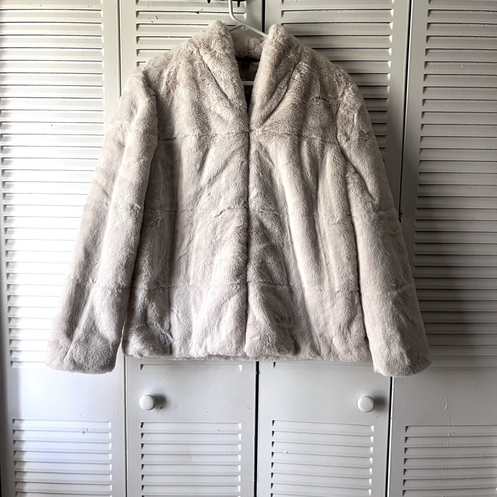 Vera Wang Faux Fur Coat